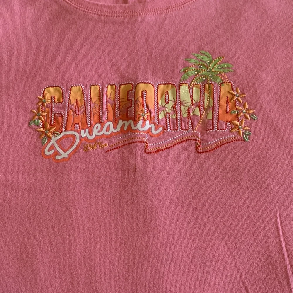 EUC Justice California Dreaming Tee • Girls Size Large (14)